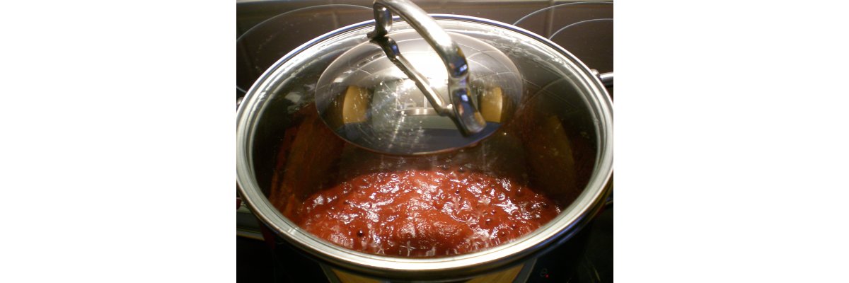 Tomatenketchup - Rezept für Tomatenketchup - vegan, kohlenhydratreduziert, glutenfrei