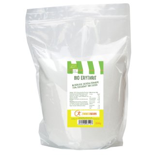 Organic Erythrit 2500g - natural sugar alternative from Zimmermann