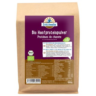 - Bio Hanf Proteinpulver - veganes Protein - 1kg von Erdschwalbe